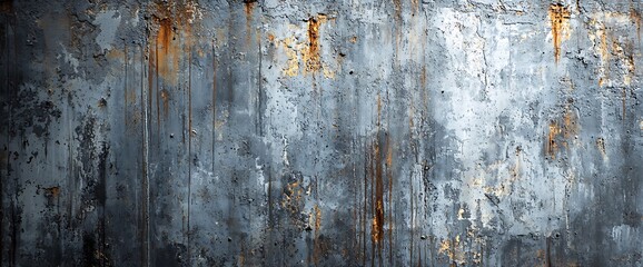 Wall Mural - Weathered Metal Surface with Rust and Texture Patterns