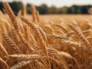 golden wheat field,wheat field in summer