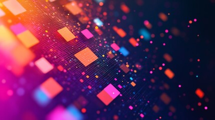 Aufkleber - Abstract background Pixel cover design