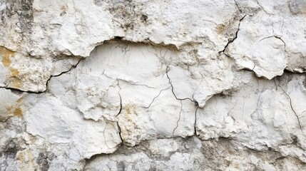 White Cracked Wall Texture, Close-up, Abstract, grunge, texture, background