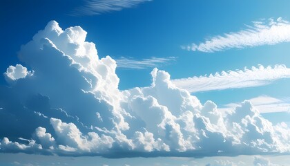 Canvas Print - blue sky and clouds