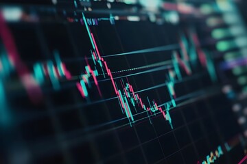 Poster - Stock Market Data on a Computer Screen
