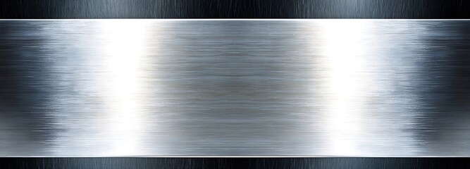 Wall Mural - Sleek Brushed Metal Texture for Modern Design Inspiration