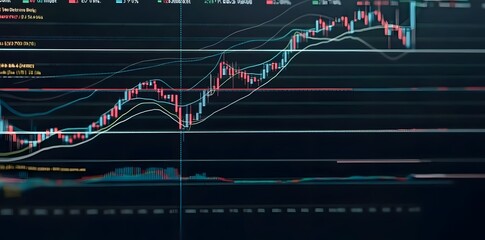 Poster - Stock Market Charts Displaying Data and Trends