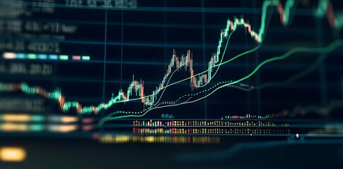 Poster - Financial Chart Displaying Economic Growth