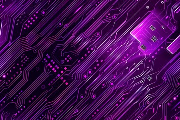 Poster - Abstract Circuit Board Background