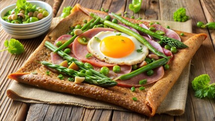 Poster -  buckwheat crepes galette bretonne