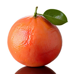 Aufkleber - A_whole_grapefruit,_isolated_on_a_white_background,_with_a_clear_path_and_full_depth.