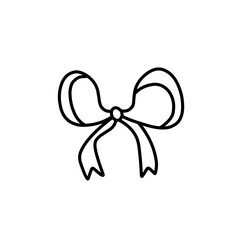 Sticker - bow tie outline