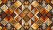 © Sirinporn - Wildlife animal hide abstract geometric pattern bold, rough texture, earthy colors, wilderness concept