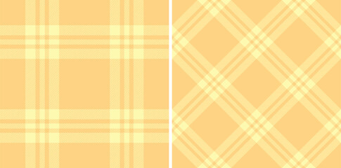 Wall Mural - Check background plaid of textile fabric texture with a vector seamless pattern tartan. Set in light colors. Latest trends in modern everyday fashion prints.