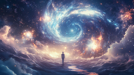captivating cosmic dreamscape a visually stunning interstellar bedroom portal to unlock the mysterie