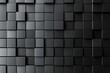 © blinkstud.io - Gloss wall or floor tile background tiles. 3D, black charcoal metallic