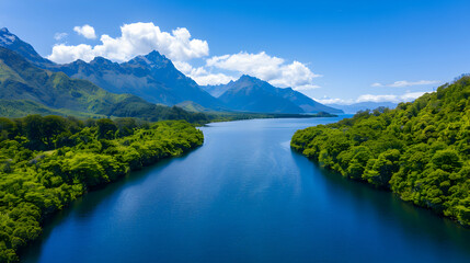 Canvas Print - New Zealand From Above Per