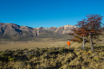 Canvas Print - Hike in Patagonia