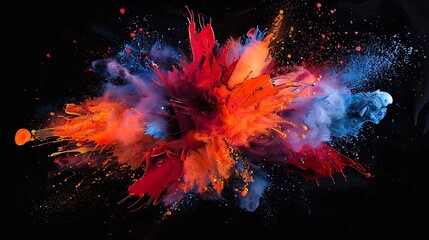 Wall Mural - Abstract Explosion of Color