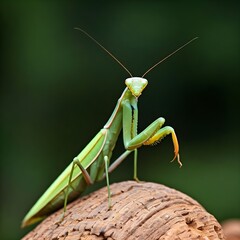 green praying mantis