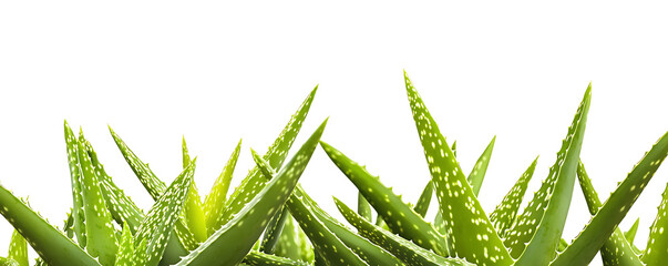 Wall Mural - Aloe vera isolated on white background