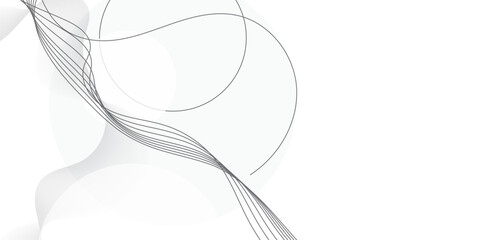 Fototapete - Abstract background design. white tone. line art modern concept. Decorate in artwork posters, flyers, banners. 