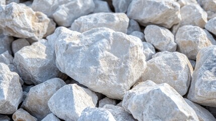 Close-up of White Rocks