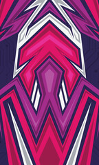 Sticker - Abstract geometric patterns for sublimation sports jersey