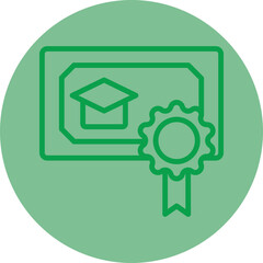 Sticker - Postgraduate Icon Design