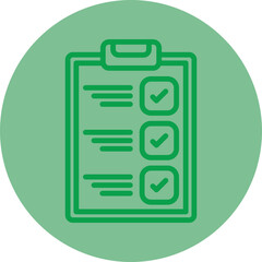 Wall Mural - Checklist Icon Design