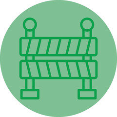 Sticker - Barrier Icon Design