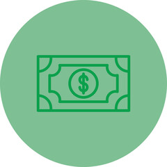 Canvas Print - Banknote Icon Design