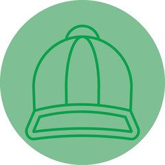 Sticker - Cap Icon Design