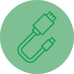 Canvas Print - Usb Cable Icon Design