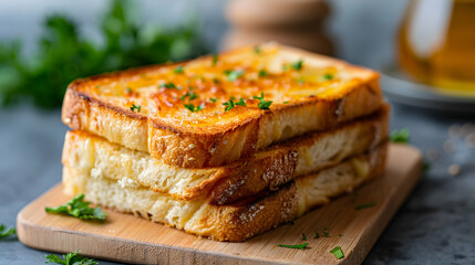 Canvas Print - toast with butter