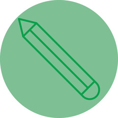 Sticker - Pencil Vector Icon Design