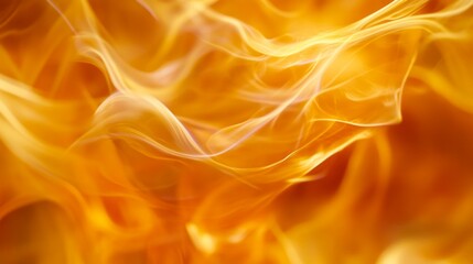 Wall Mural - vibrant flames dance in a swirl of orange and yellow. the image captures the essence of fire, embody