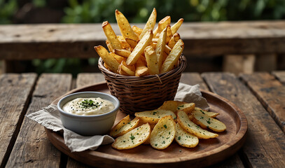 Chips and fries with new style 