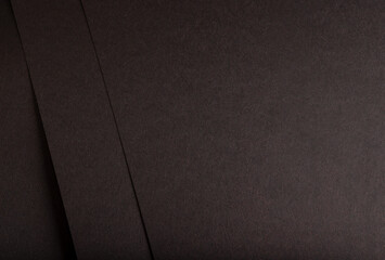 Aufkleber - chocolate brown paper texture background Minimalist and luxury surface design with clean structure, gradient, and dark tone Elegant art layout