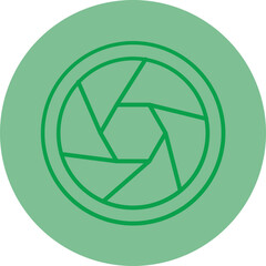 Poster - Aperture Vector Icon Design