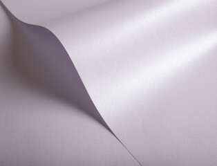Poster - Pink and white paper texture with Christmas fold effect Glossy curved layout and elegant design Clear gradient with rich glow and cotton overlay Pastel tone, luxury finish
