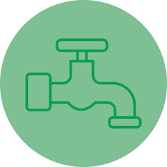 Wall Mural - Tap Vector Icon Design