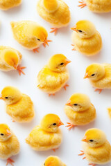 chicks yellow cute poultry farm animals baby animals birds fluffy adorable small spring easter nature livestock chicks pattern vibrant colors soft texture young birds