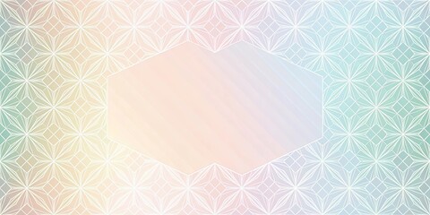 Wall Mural - Elegant background with pastel colors, smooth transitions, and geometric patterns