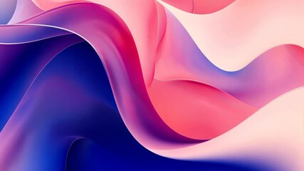 Wall Mural - Abstract background with smooth shapes