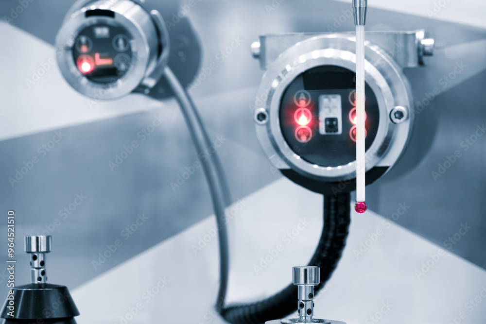 Machine Quided Controls Quality control on milling CNC machine, coordinate measuring machine ...