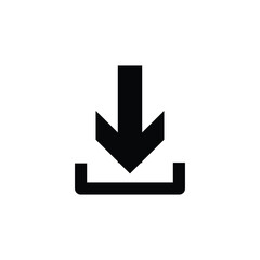 Poster - Download icon vector illustration, file download symbol isolated, Software download icon.