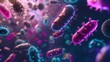 © 669 - Animated bacteria with ample copy area
