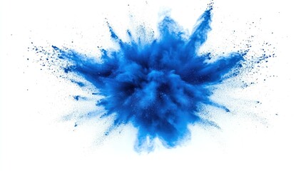 Poster - Blue Powder Explosion