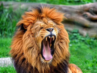 Poster - Roaring lion