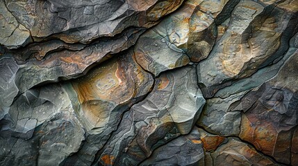 Wall Mural - Natural background with textured stone patterns