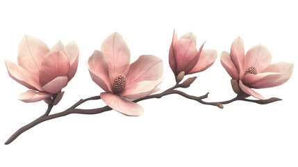 a white flower with a brown stem. the flower is the main focus of the image