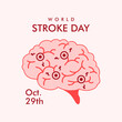 © margakarya - vector world stroke day poster template